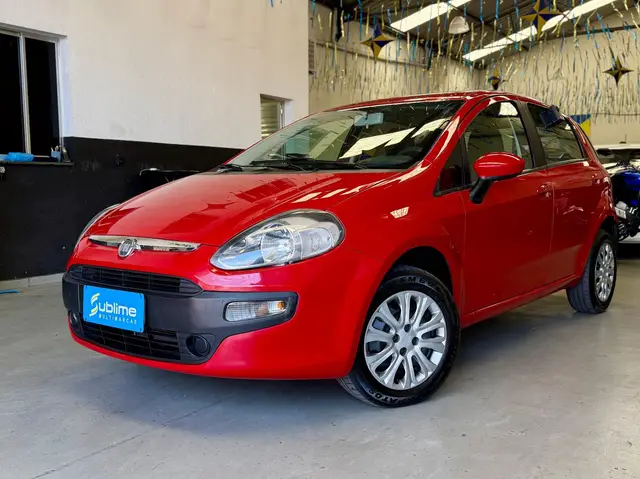 Carro Fiat Punto 2015 ATTRACTIVE ITALIA 1.4 F.Flex 8V 5p
