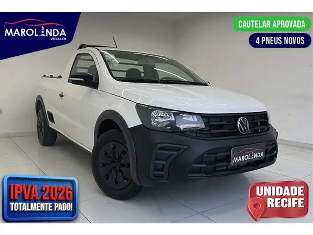 Carro Volkswagen Saveiro 2024 Robust CS 1.6