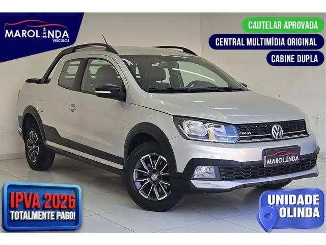 Carro Volkswagen Saveiro 2023 Cross Cabine Dupla