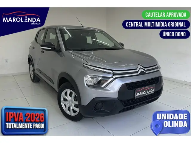 Carro Citroën C3 2024 Live Pack 1.0