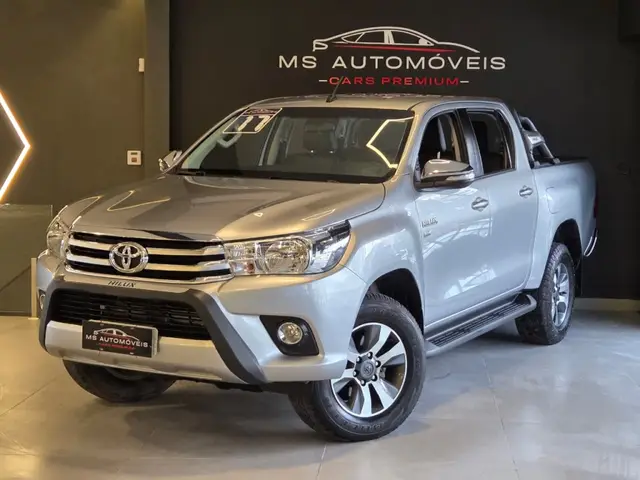Carro Toyota Hilux Cabine Dupla 2017 Hilux 2.7 SRV CD 4x2 (Flex) (Aut)