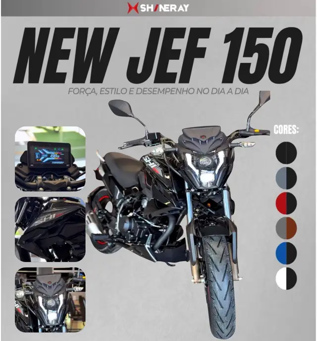 Moto Shineray NEW JEF 150 2026 ABS