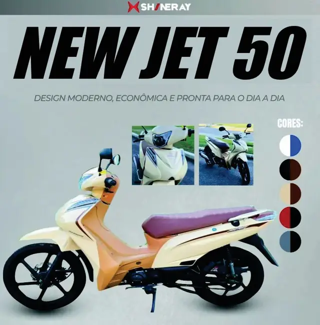 Moto Shineray JET 50S 2026 CBS