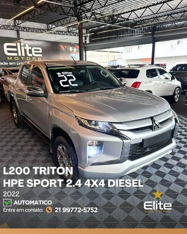 Carro Mitsubishi L200 Triton Sport 2022 HPE 2.4 DID-H 4x4 (Aut)