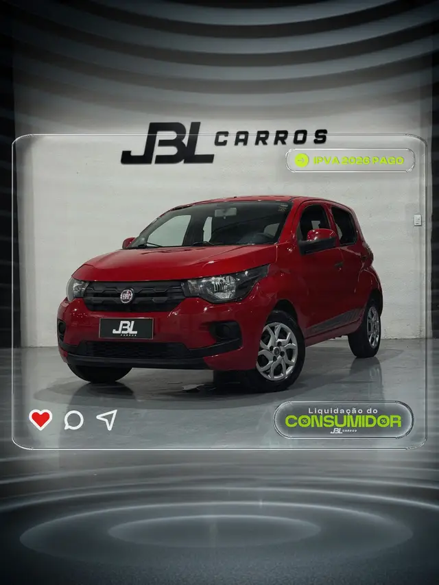 Carro Fiat Mobi 2017 Evo Easy On 1.0 (Flex)