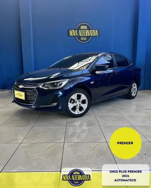Carro Chevrolet Onix Plus 2021 1.0 Premier Turbo Flex (Aut)