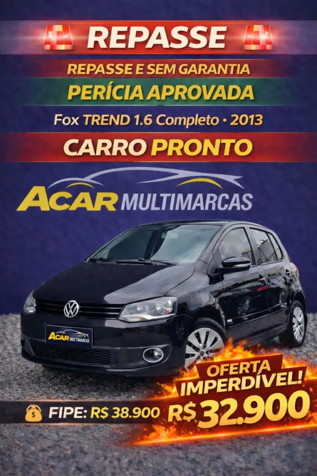 Carro Volkswagen Fox 2013 1.6 VHT (Flex)