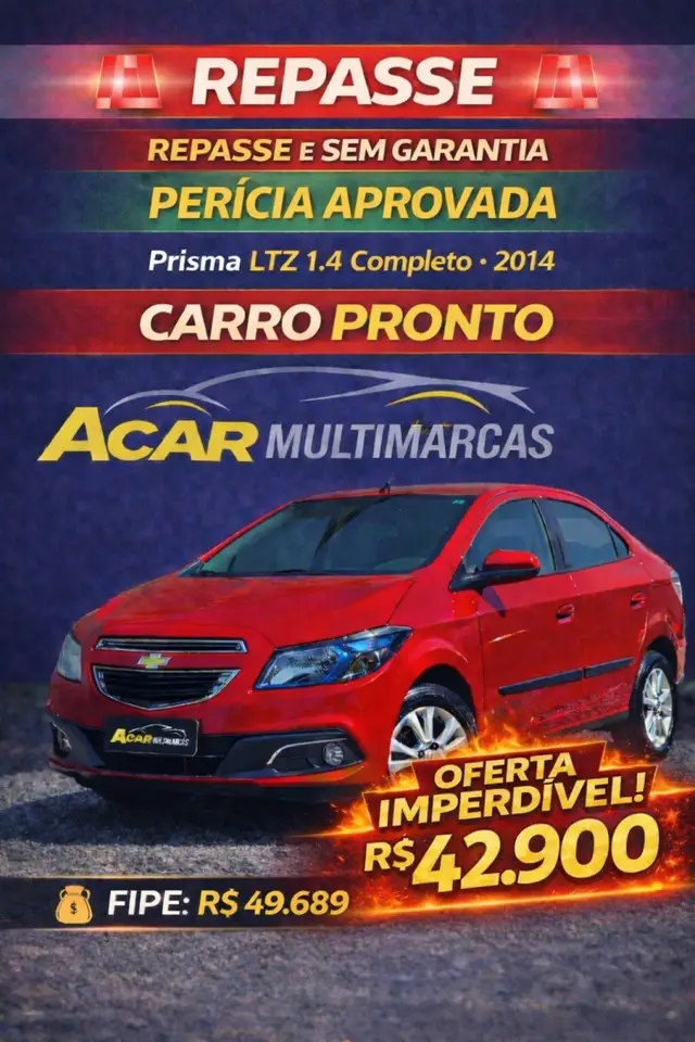 Carro Chevrolet Prisma 2014 1.4 LTZ SPE/4