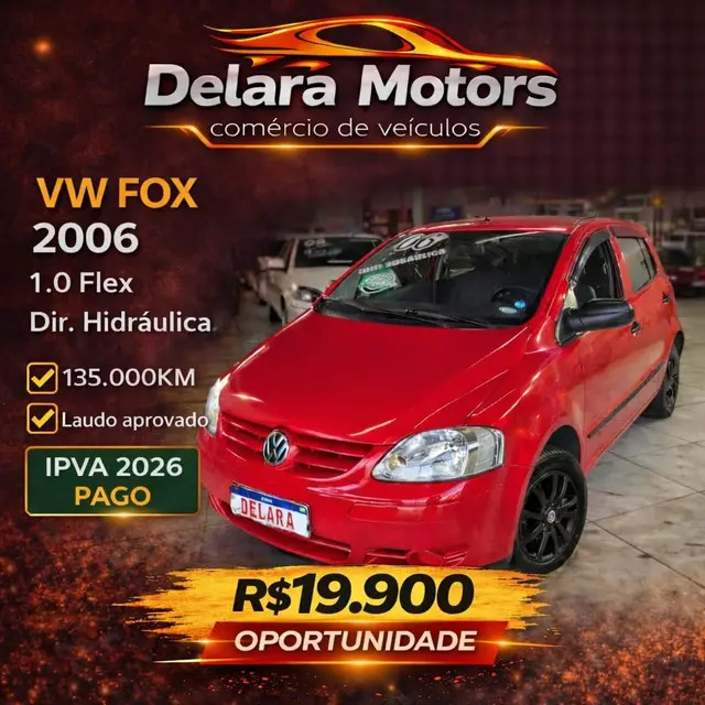 Carro Volkswagen Fox 2006 City 1.0 8V (Flex)