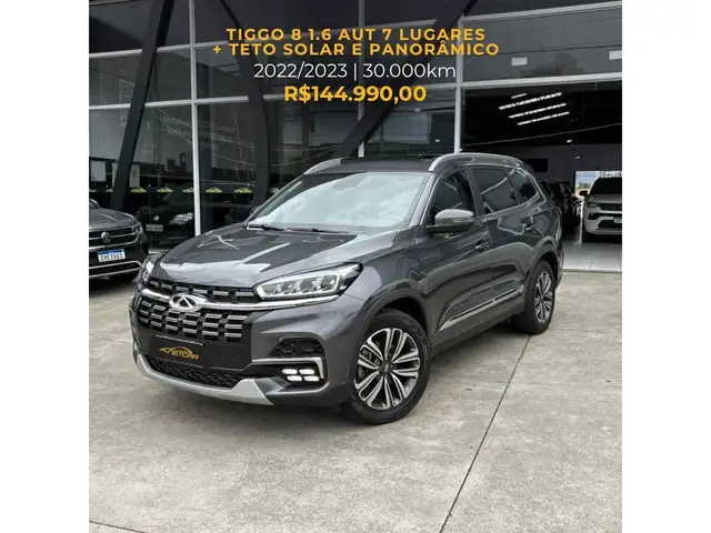 Carro CAOA Chery Tiggo 8 2023 Founder’s Edition 1.6 Turbo GDI