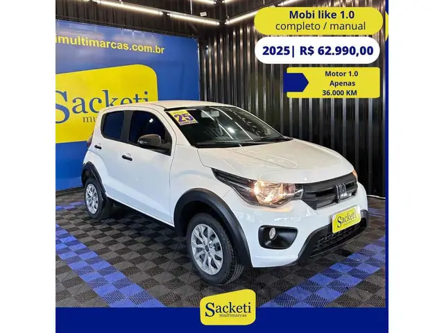 Carro Fiat Mobi 2025 Like 1.0