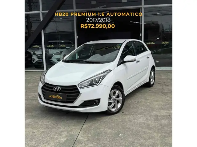 Carro Hyundai HB20 2018 1.6 Premium (Aut) (Flex)