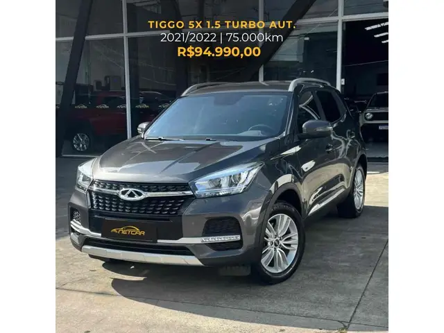 Carro CAOA Chery Tiggo 5X 2022 1.5 T Turbo Flex (Aut)