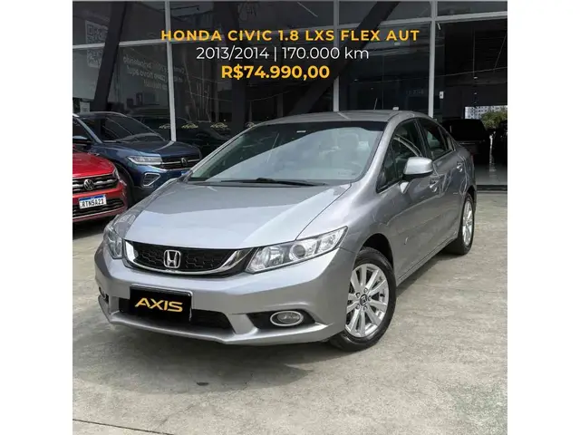 Carro Honda Civic 2014 New  LXS 1.8 16V i-VTEC (Flex)