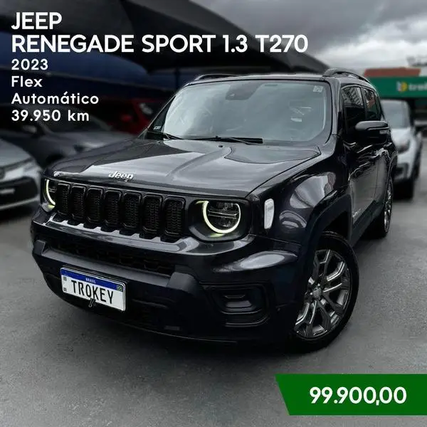 Carro Jeep Renegade 2023 Sport T270 1.3 Turbo 4x2