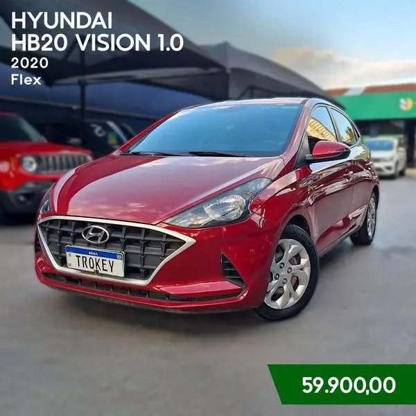 Carro Hyundai HB20 2020 1.0 Vision (Flex)