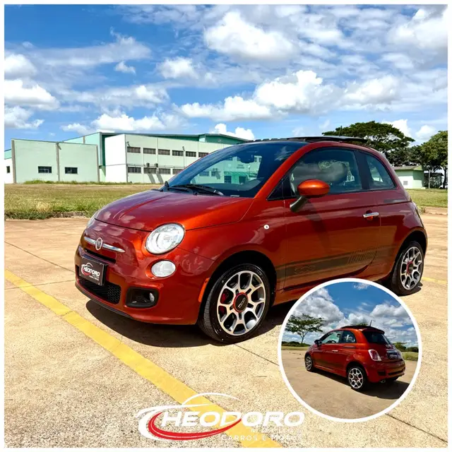 Carro Fiat 500 2012 Sport air 1.4 16V (Aut)