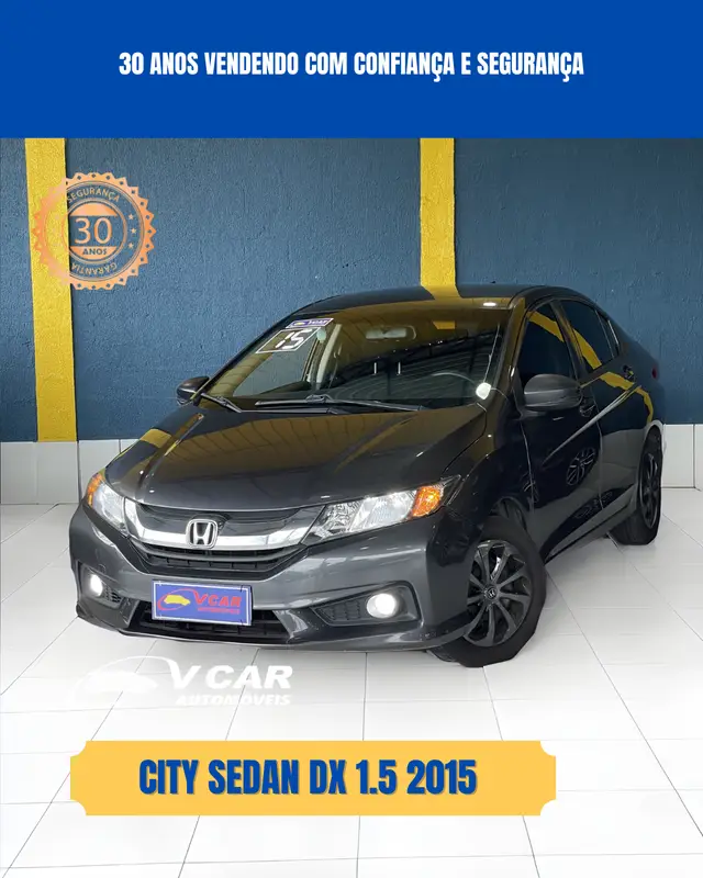 Carro Honda City 2015 DX 1.5 (Flex)