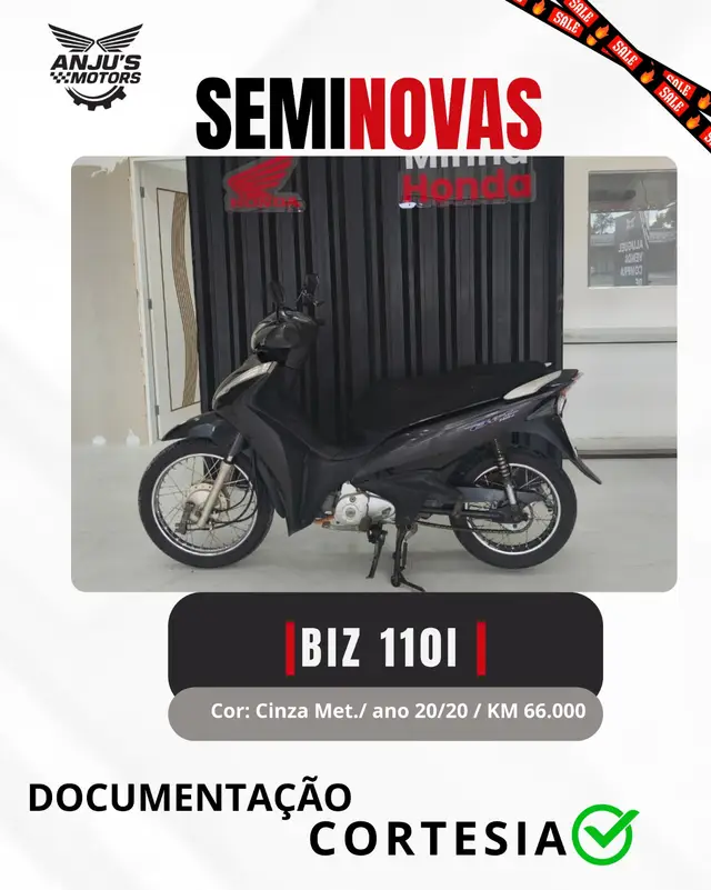 Moto Honda Biz 110i 2020 110i