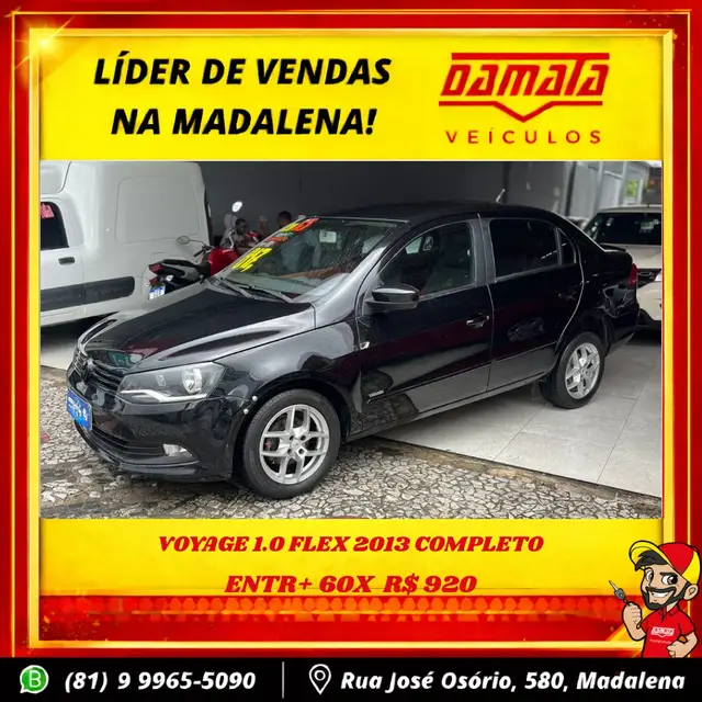 Carro Volkswagen Voyage 2013 1.0 Total Flex