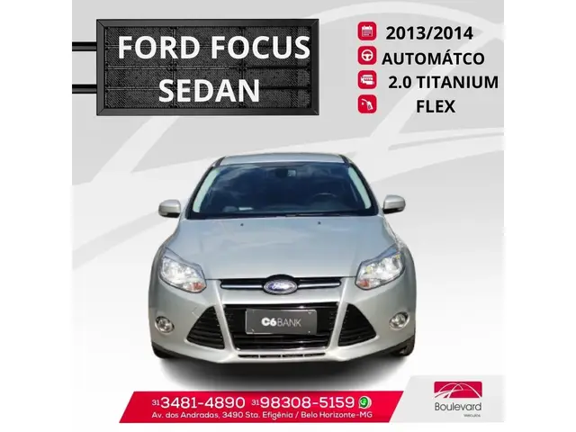Carro Ford Focus Hatch 2014 SE 2.0 16V PowerShift