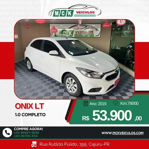 Carro Chevrolet Onix 2019 1.0 Joy SPE/4