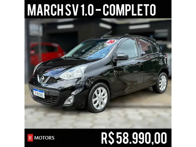 Carro Nissan March 2020 1.0 12V SV (Flex)