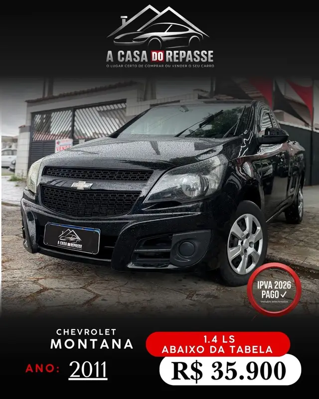 Carro Chevrolet Montana 2012 LS 1.4 (Flex)