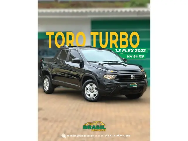Carro Fiat Toro 2022 Endurance 1.3 Turbo (Flex) (Aut)