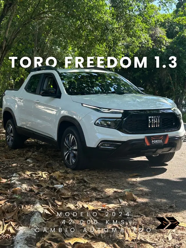 Carro Fiat Toro 2024 Freedom 1.3 Turbo 270