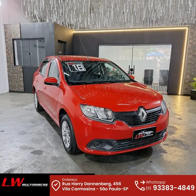 Carro Renault Logan 2018 Authentique 1.0 12V SCe (Flex)