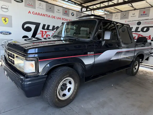 Carro Chevrolet D20 1989 Pick Up Custom S Turbo 4.0 (Cab Dupla)