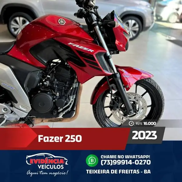 Moto Yamaha Fazer FZ25 2023 Flex