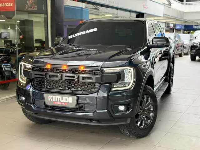 Carro Ford Ranger Cabine Dupla 2025 Black 2.0 Turbodiesel 4x2 (Aut.)