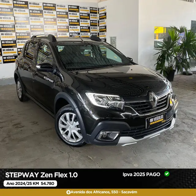 Carro Renault Stepway 2025 Zen 1.0 12V SCe (Flex)