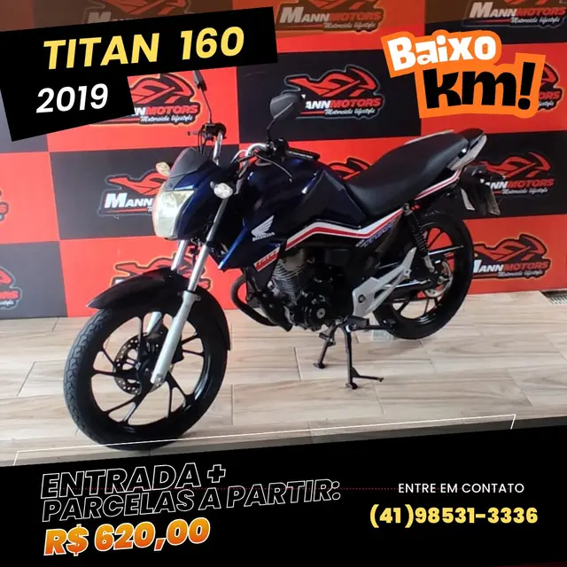 Moto Honda CG 160 2019 Titan