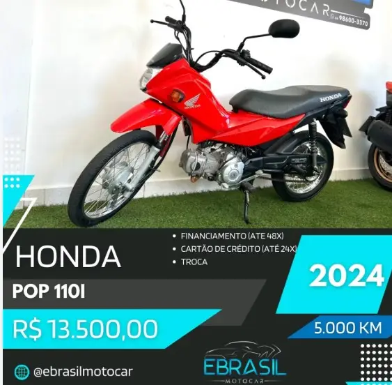 Moto Honda Pop 110i 2024 110i