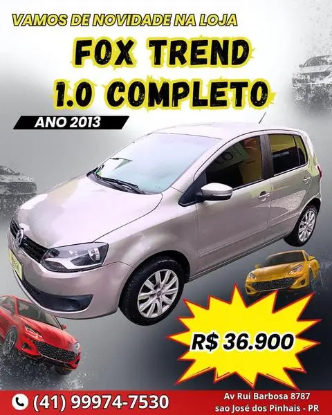 Carro Volkswagen Fox 2013 1.0 TEC (Flex) 4p