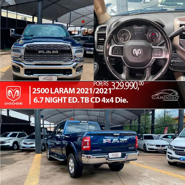 Carro Ram 2500 2021 Ram 2500 CD 6.7 4X4 Night Edition