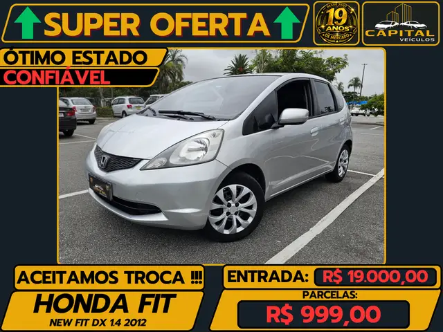 Carro Honda Fit 2012 New  DX 1.4 (Flex)