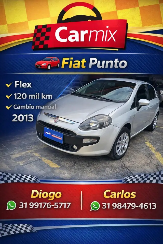 Carro Fiat Punto 2013 Attractive 1.4 (Flex)