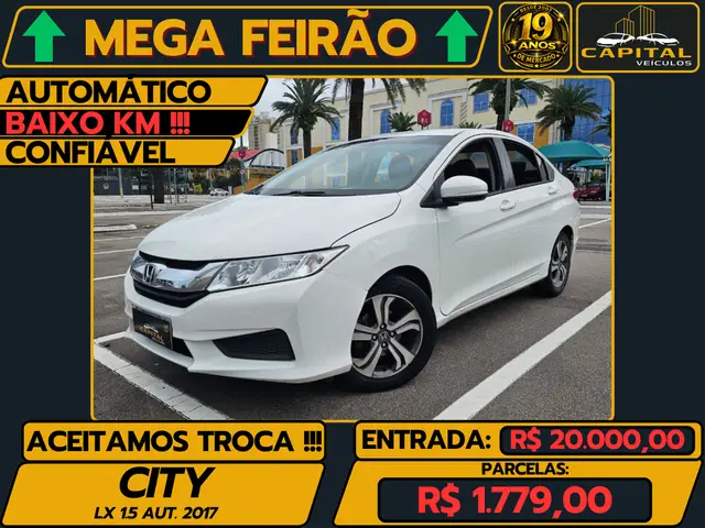 Carro Honda City 2017 LX 1.5 CVT (Flex)