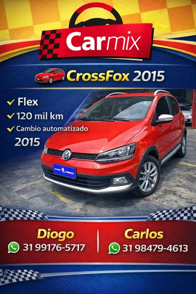 Carro Volkswagen CrossFox 2015 1.6 16v MSI (Flex)