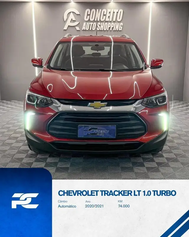 Carro Chevrolet Tracker 2021 LT 1.0 Turbo (Aut) (Flex)
