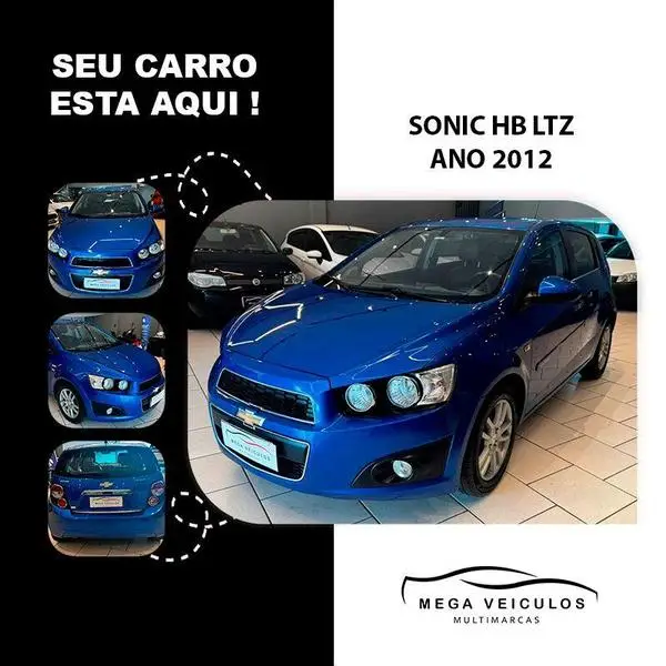 Carro Chevrolet Sonic 2012 Hatch LTZ