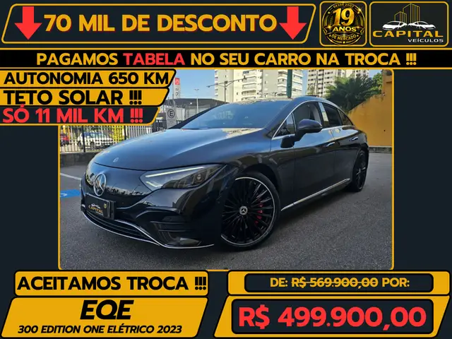 Carro Mercedes-Benz EQE 300 2023 Edition One (Elétrico)