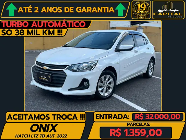 Carro Chevrolet Onix 2022 LTZ 1.0 Turbo (Flex) (Aut)