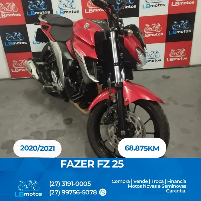 Moto Yamaha YS 250 Fazer 2021 ABS
