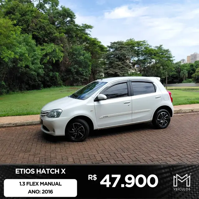 Carro Toyota Etios 2016 X 1.3 (Flex)