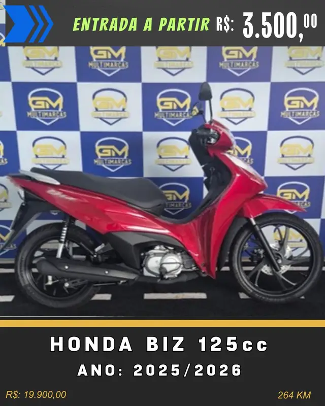 Moto Honda Biz 125 2026 EX